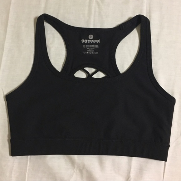 SOLD**90 Degree By Reflex Latticed Back Sports Bra - Picture 4 of 4